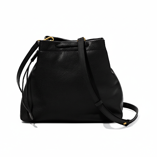 Winnie Bucket Bag - Black