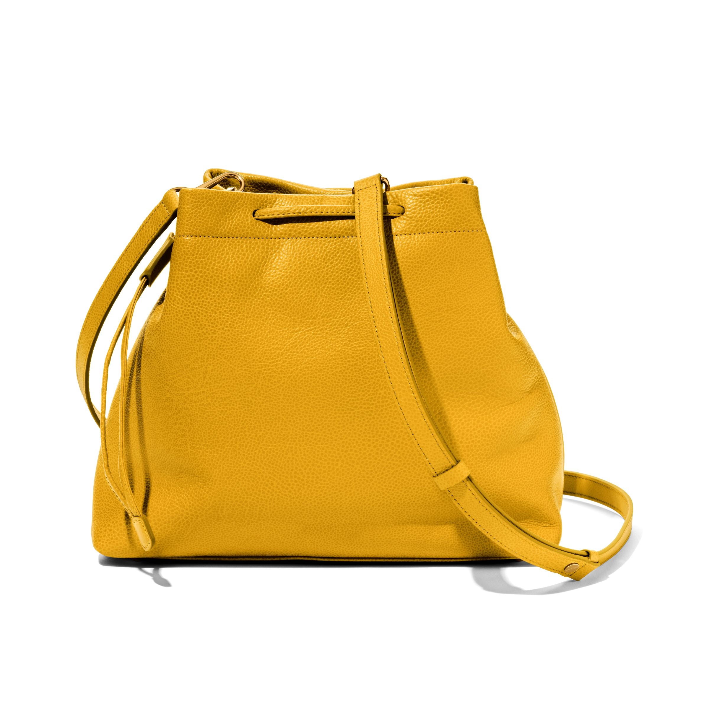 Winnie Bucket Bag - Yellow