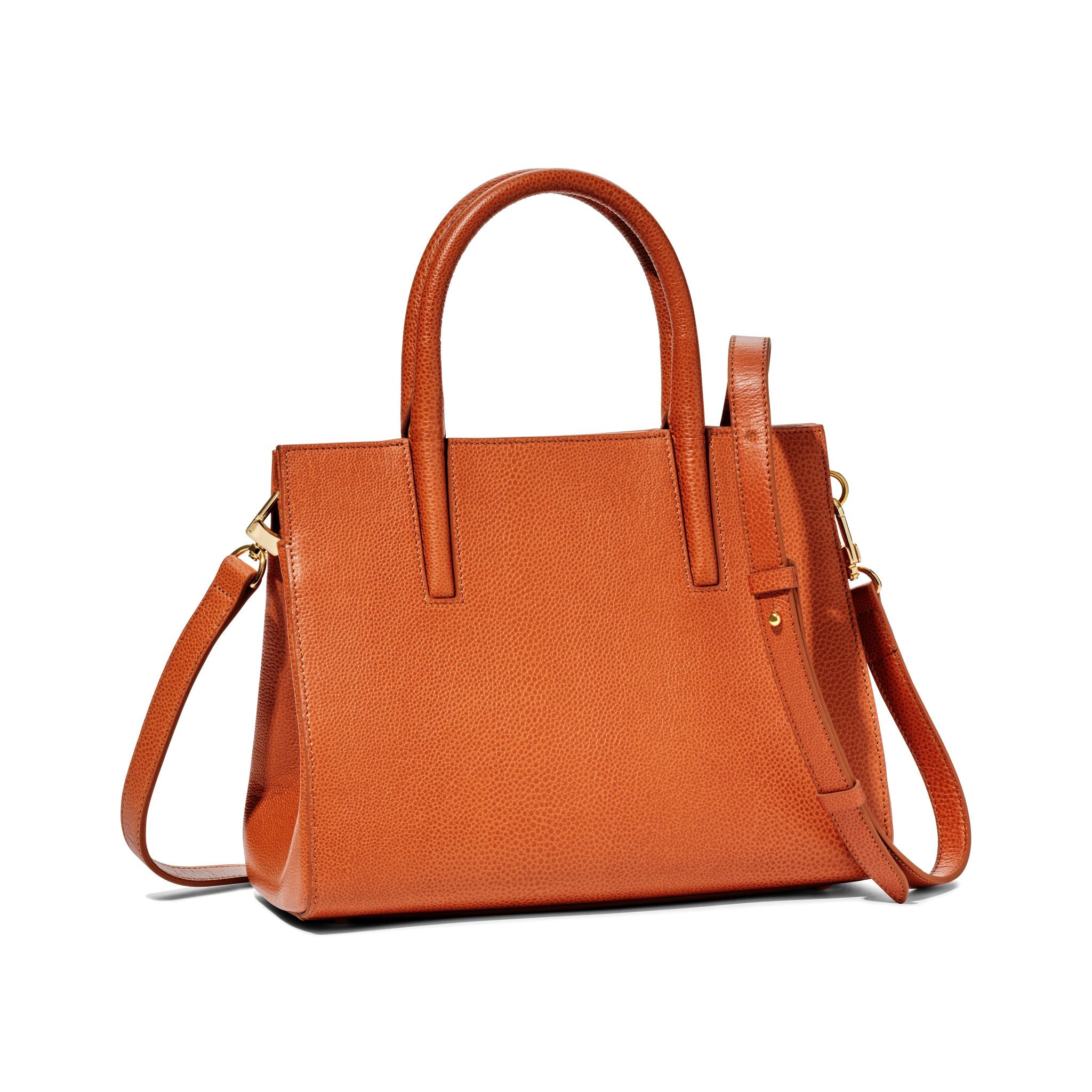 Lucy Classic Top Handle - Cognac Medium