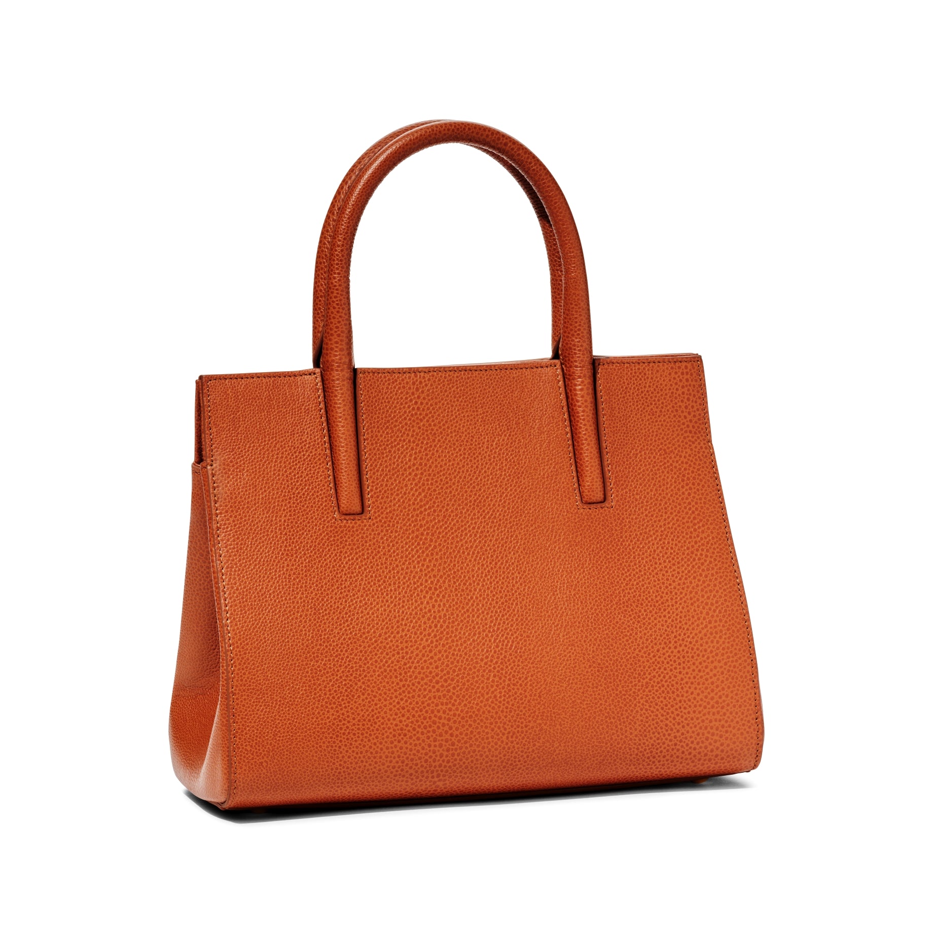 Lucy Classic Top Handle - Cognac Medium